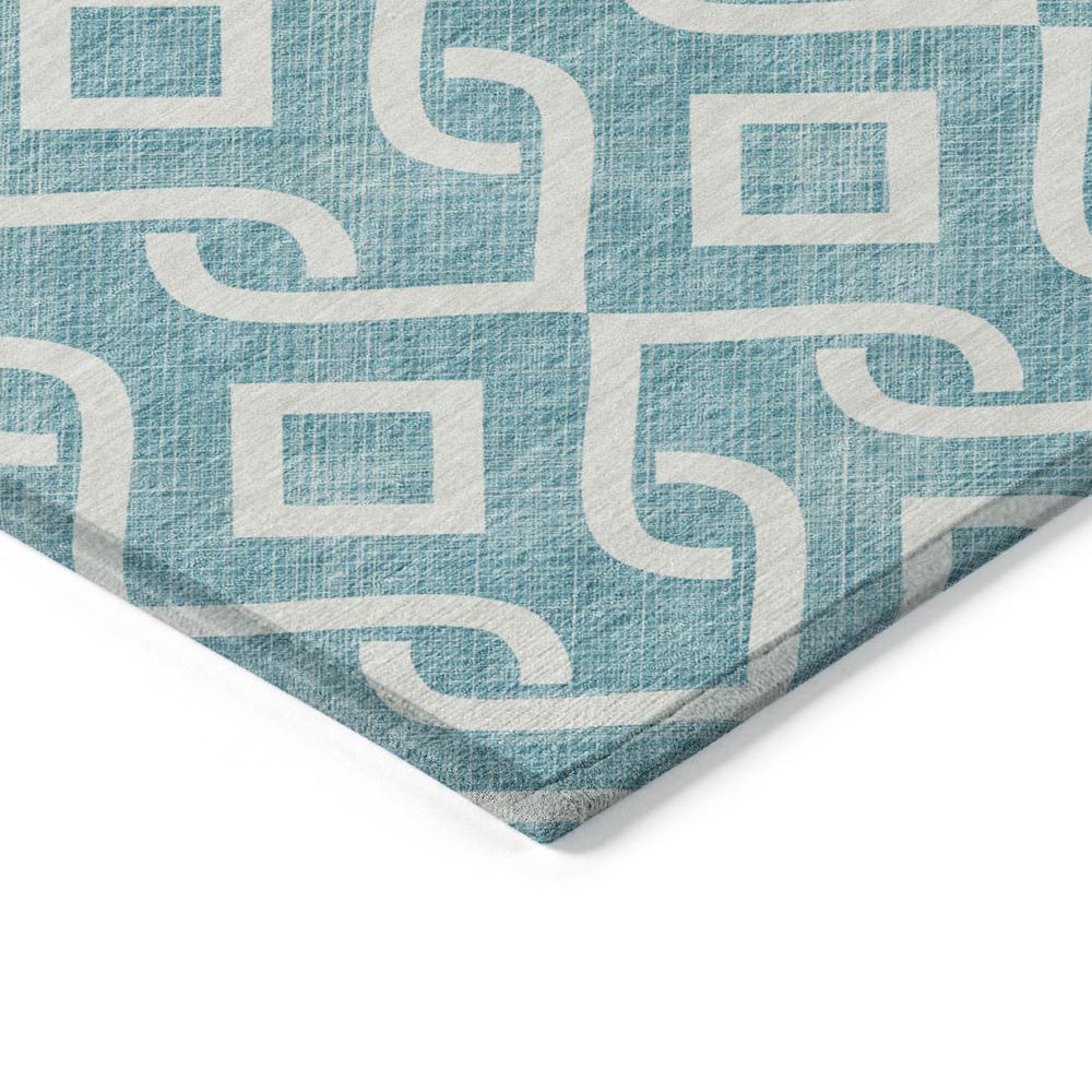 Chantille ACN621 Teal 3' x 5' Rug. Picture 4