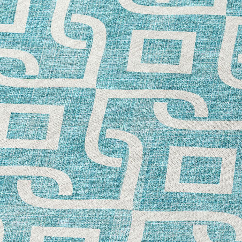 Chantille ACN621 Teal 3' x 5' Rug. Picture 6
