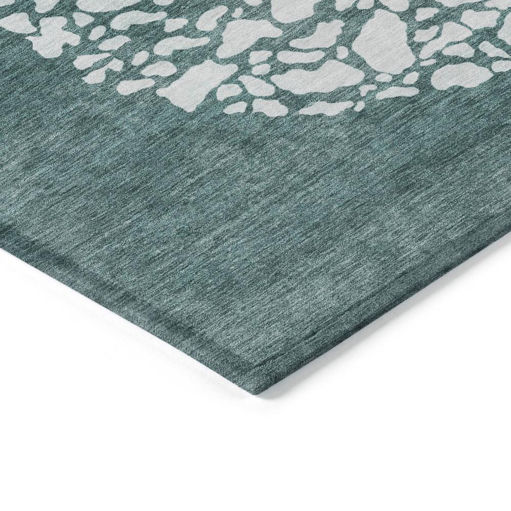 Chantille ACN643 Teal 3' x 5' Rug. Picture 3