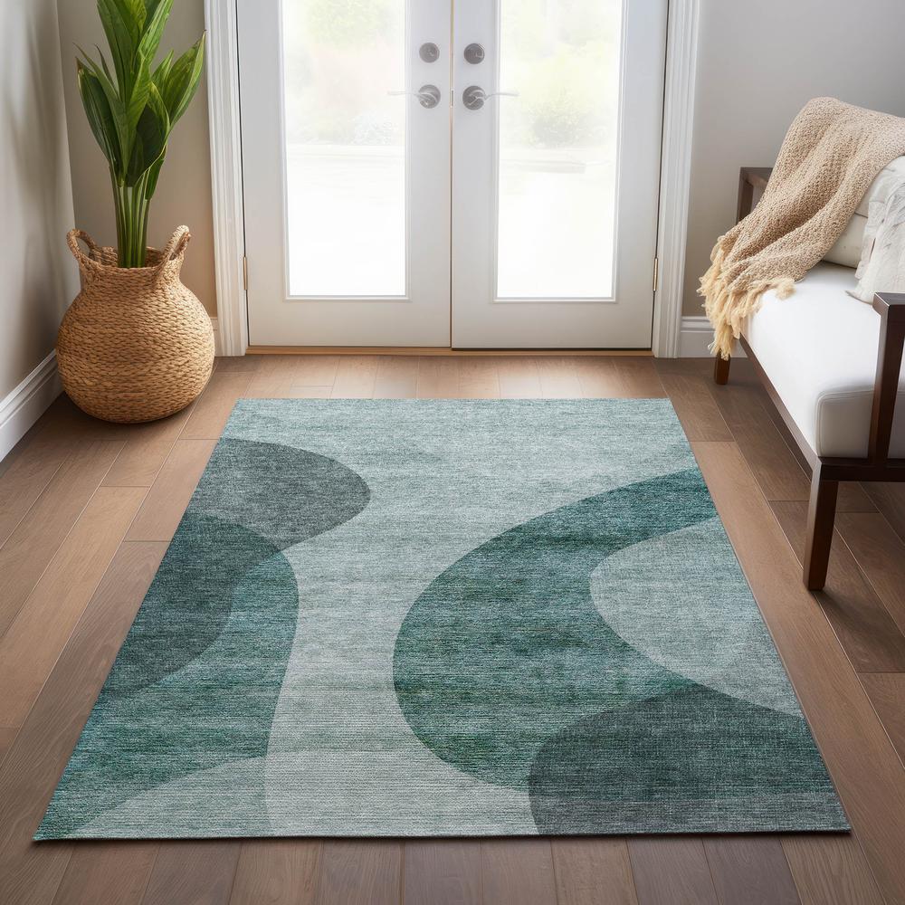 Chantille ACN657 Green 8' x 10' Rug. Picture 7