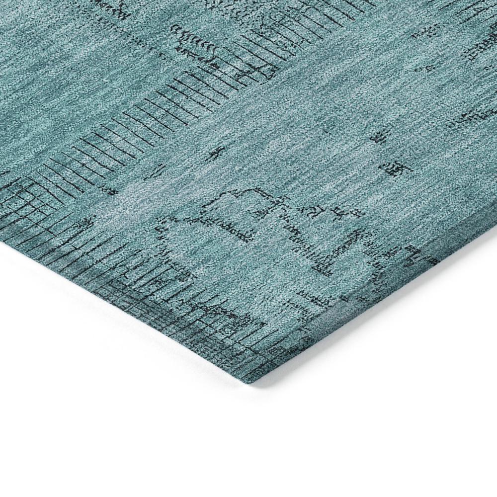 Chantille ACN685 Teal 3' x 5' Rug. Picture 3