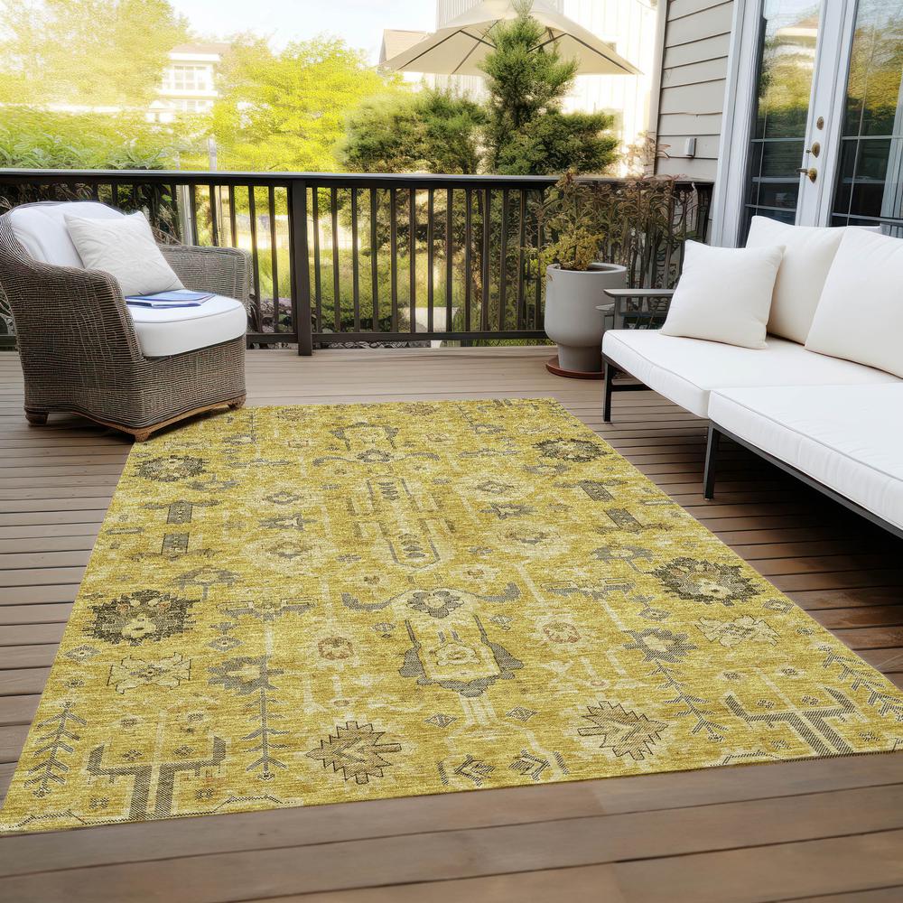 Chantille ACN697 Gold 8' x 10' Rug. Picture 9