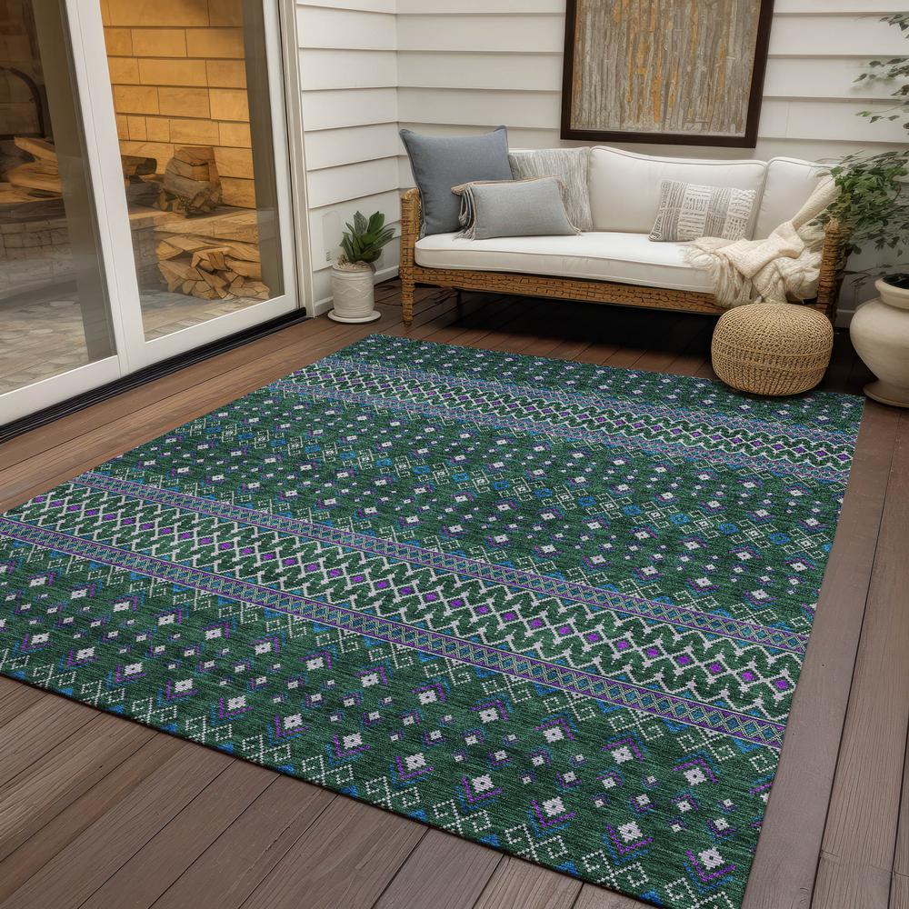 Chantille ACN708 Green 8' x 10' Rug. Picture 8