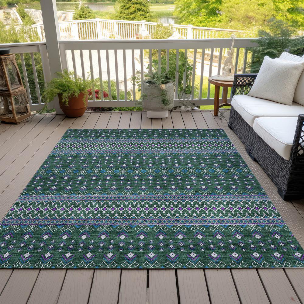 Chantille ACN708 Green 8' x 10' Rug. Picture 9