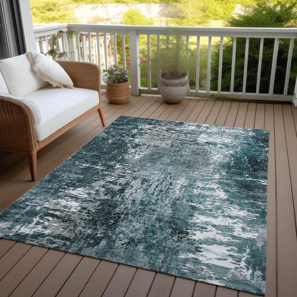 Chantille ACN718 Teal 8' x 10' Rug. Picture 8