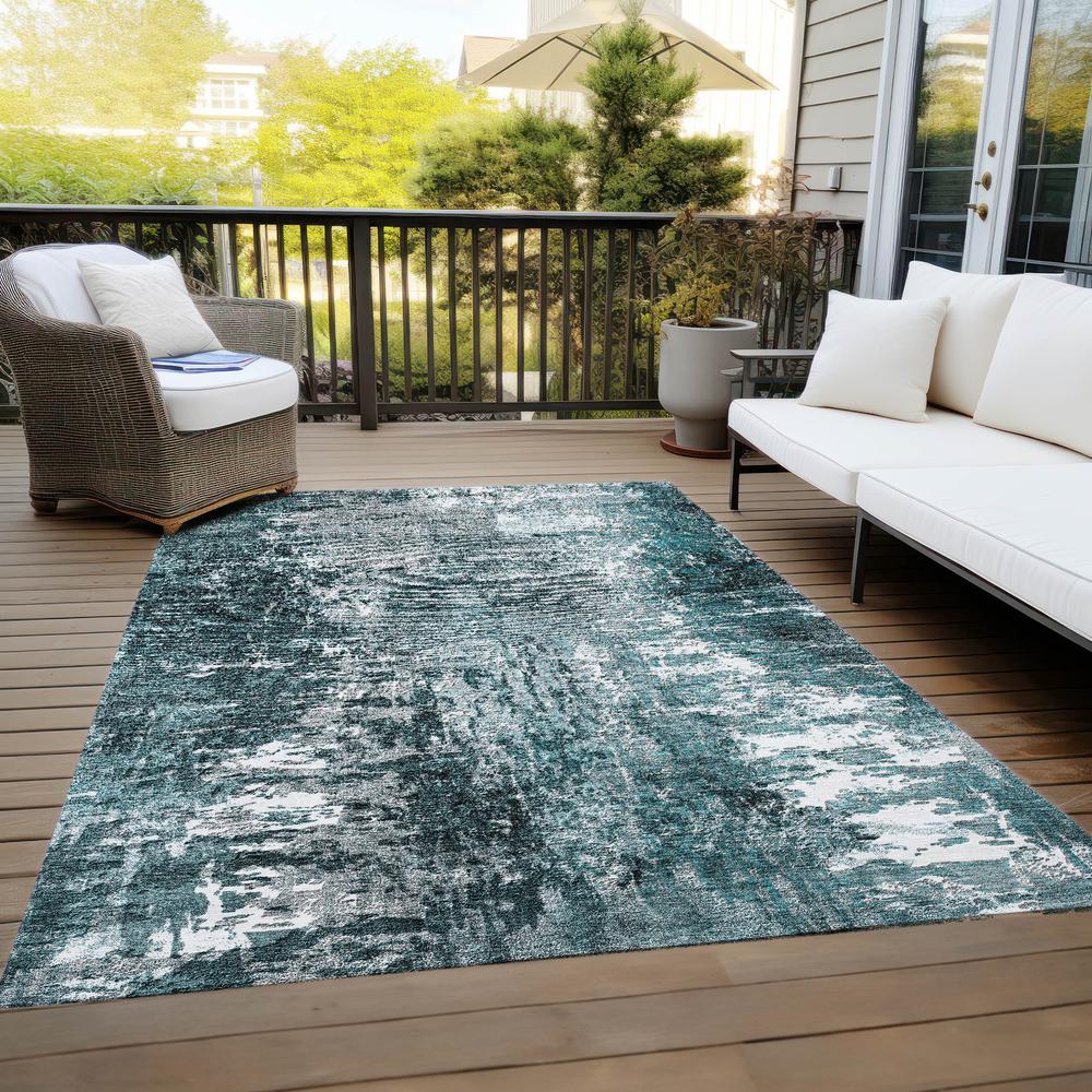 Chantille ACN718 Teal 8' x 10' Rug. Picture 9