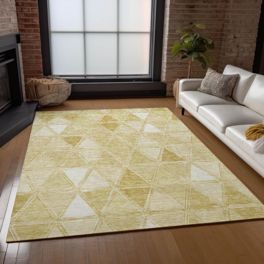 Chantille ACN722 Gold 8' x 10' Rug. Picture 7
