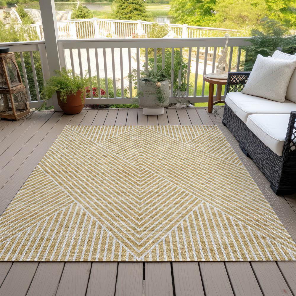 Chantille ACN937 Gold 8' x 10' Rug. Picture 7