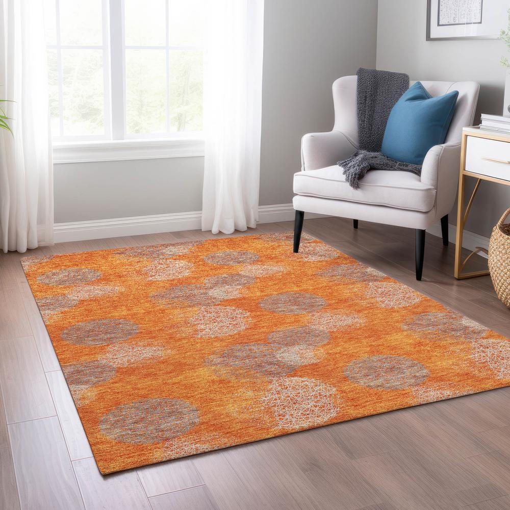 Chantille ACN977 Orange 8' x 10' Rug. Picture 6