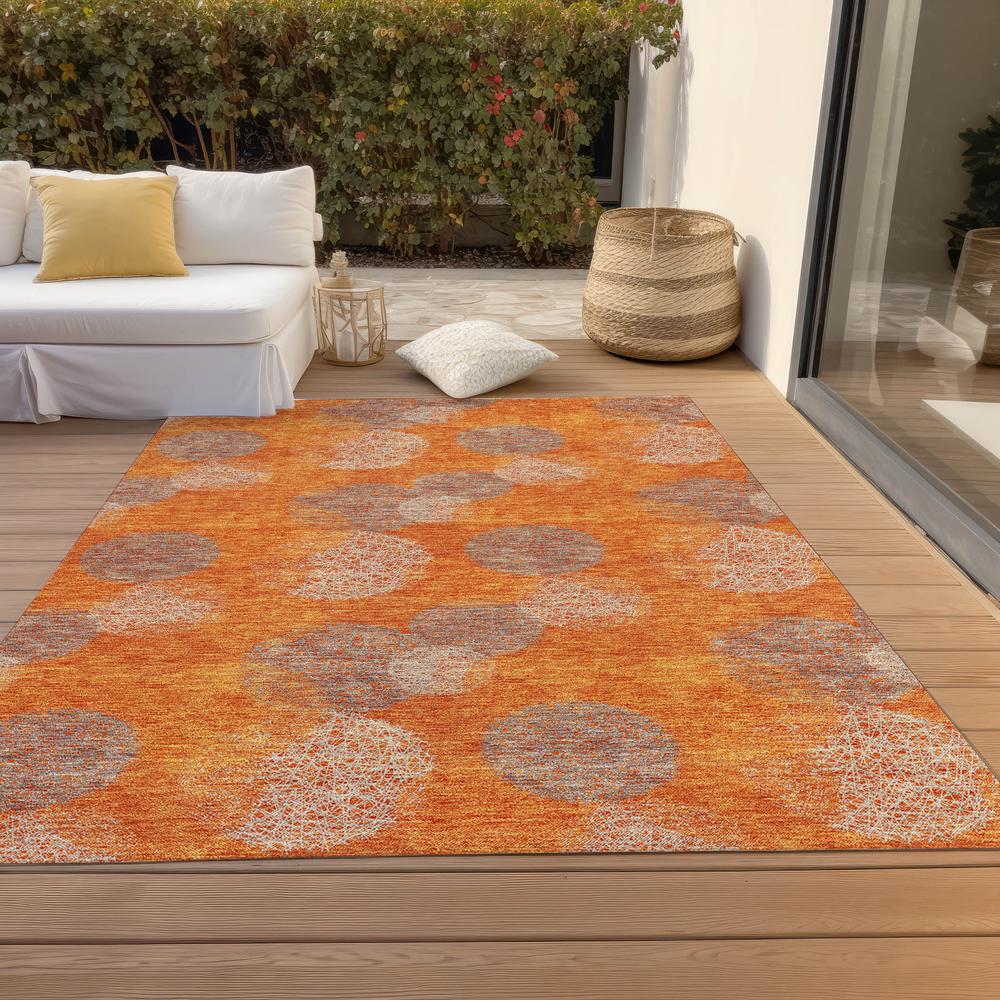 Chantille ACN977 Orange 8' x 10' Rug. Picture 7