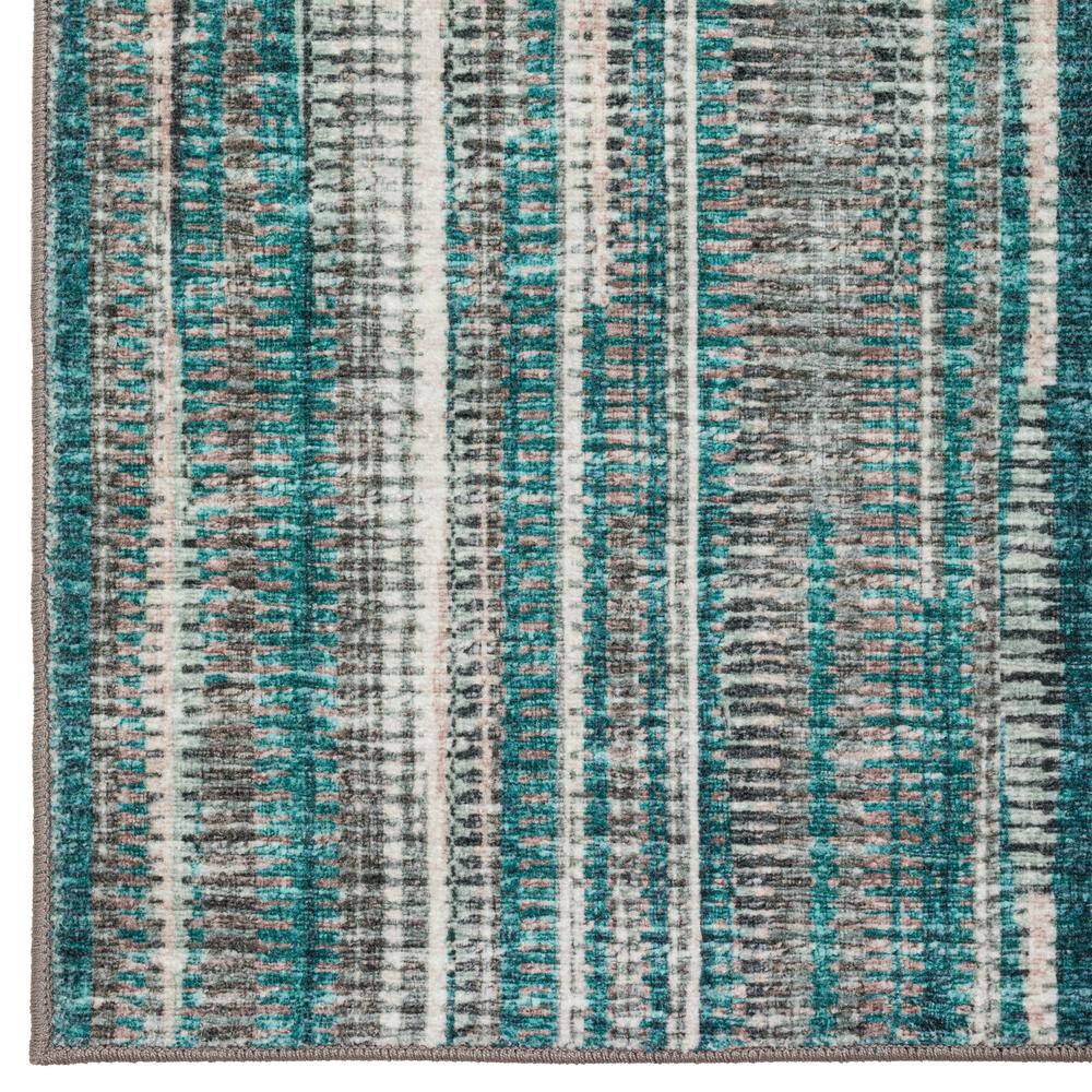 Amador AA1 Teal 2'6" x 8' Runner Rug. Picture 3