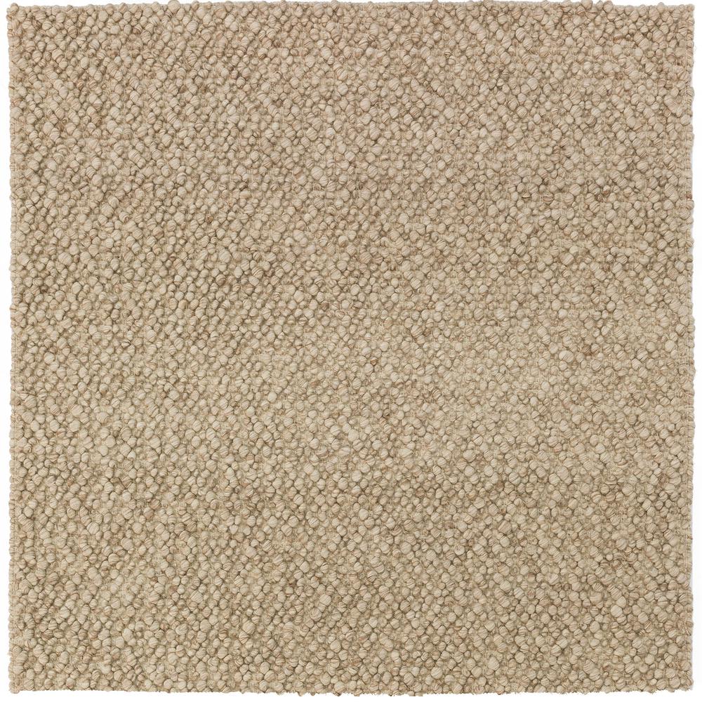 Gorbea GR1 Latte 6' x 6' Square Rug. Picture 1