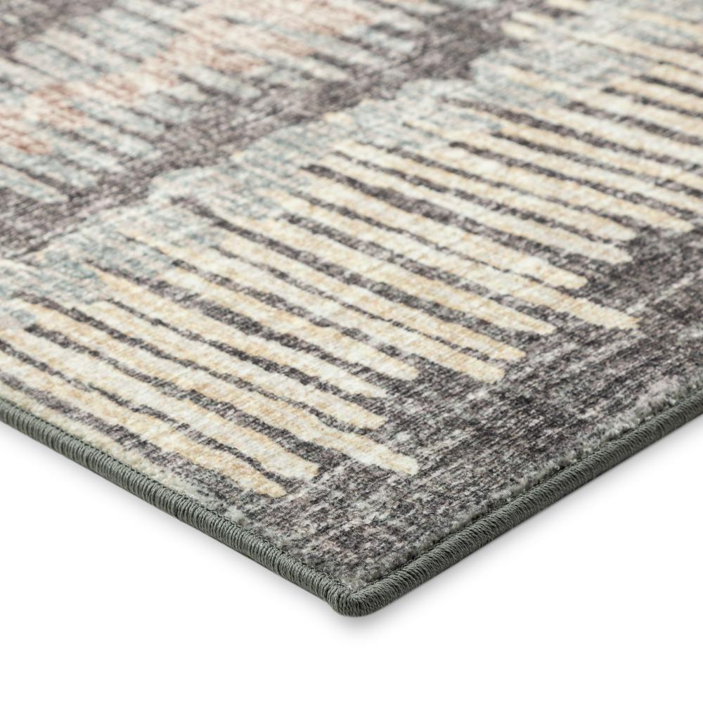 Winslow WL4 Charcoal 2'6" x 8' Runner Rug. Picture 3
