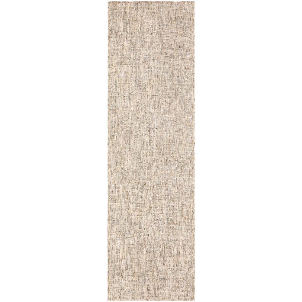 Mateo ME1 Putty 2'6" x 16' Runner Rug. Picture 1