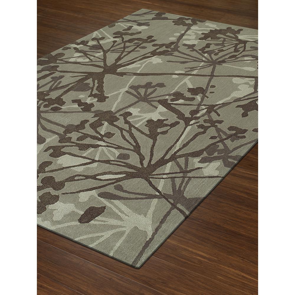 Zenith 10 Brown 3'6"X5'6", Area Rug. Picture 3