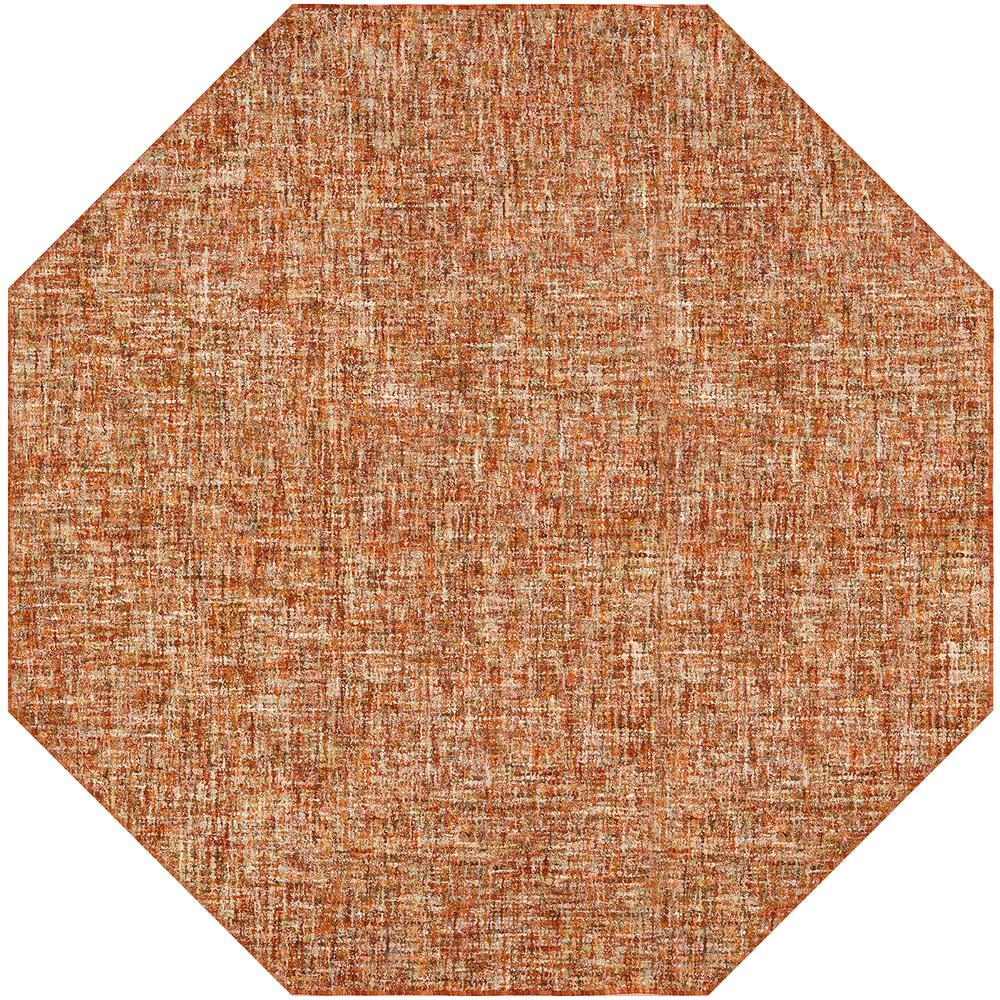 Mateo ME1 Paprika 6' x 6' Octagon Rug. Picture 1