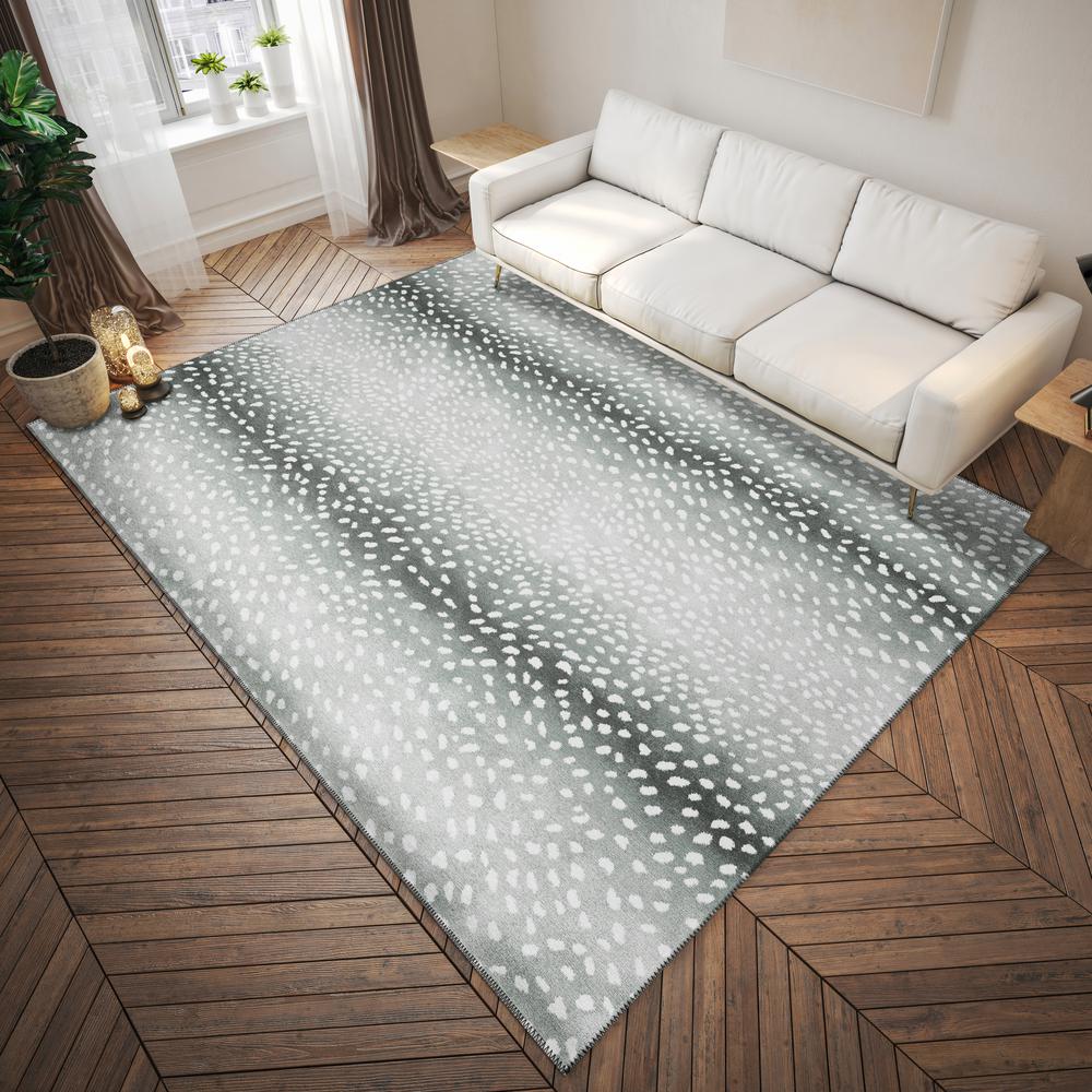 Indoor/Outdoor Mali ML3 Flannel Washable 8' x 10' Rug. Picture 2