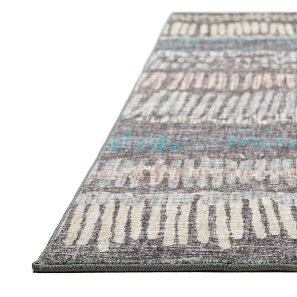 Winslow WL4 Charcoal 2'6" x 8' Runner Rug. Picture 5