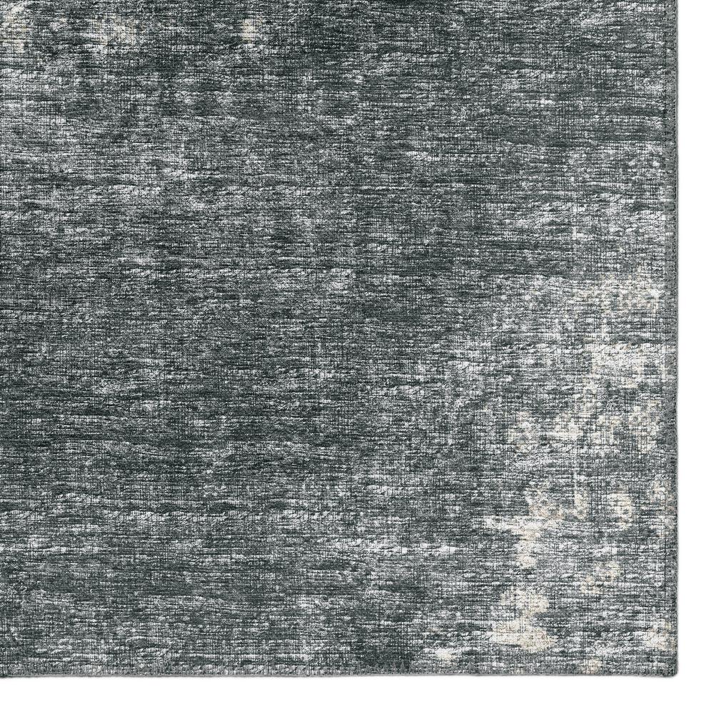 Rylee Black Transitional Abstract 9' x 12' Area Rug Black ARY31. Picture 2