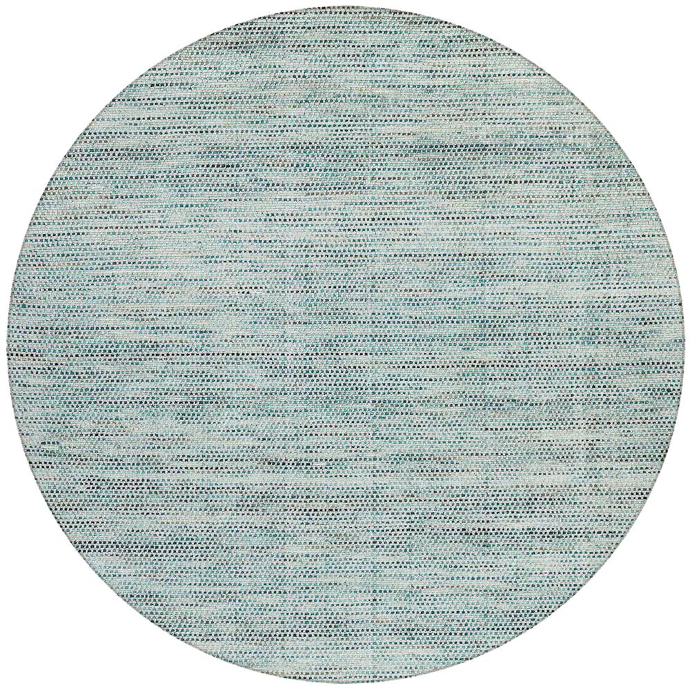 Zion ZN1 Pewter 6' x 6' Round Rug. Picture 1