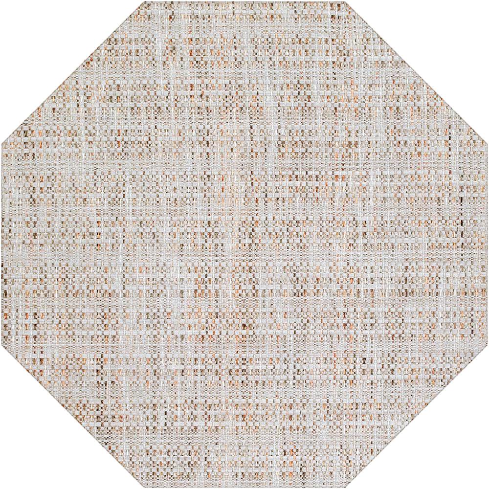 Nepal NL100 Taupe 6' x 6' Octagon Rug. Picture 1