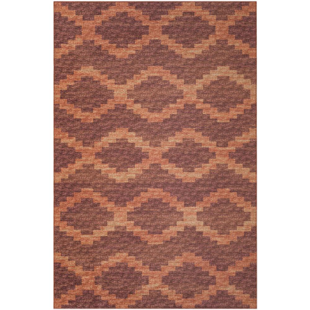 Indoor/Outdoor Sedona SN9 Spice Washable 8' x 10' Rug. Picture 1