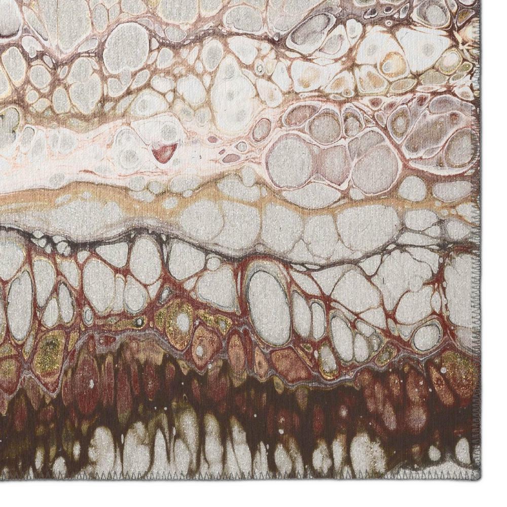 Karina Riverbed Modern Abstract 9' x 12' Area Rug Riverbed AKC45. Picture 2