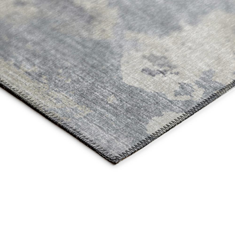 Indoor/Outdoor Accord AAC32 Gray Washable 3' x 5' Rug. Picture 4