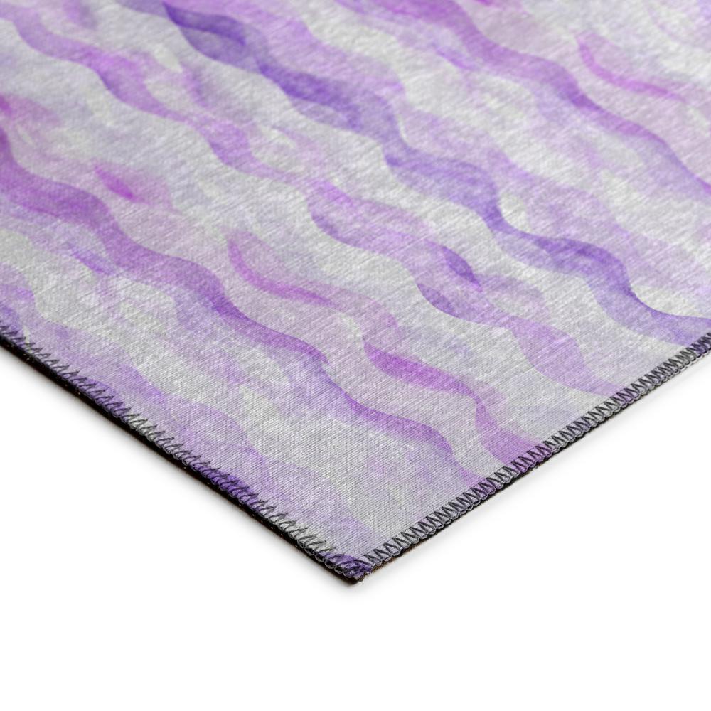 Indoor/Outdoor Surfside ASR46 Purple Washable 3' x 5' Rug. Picture 4