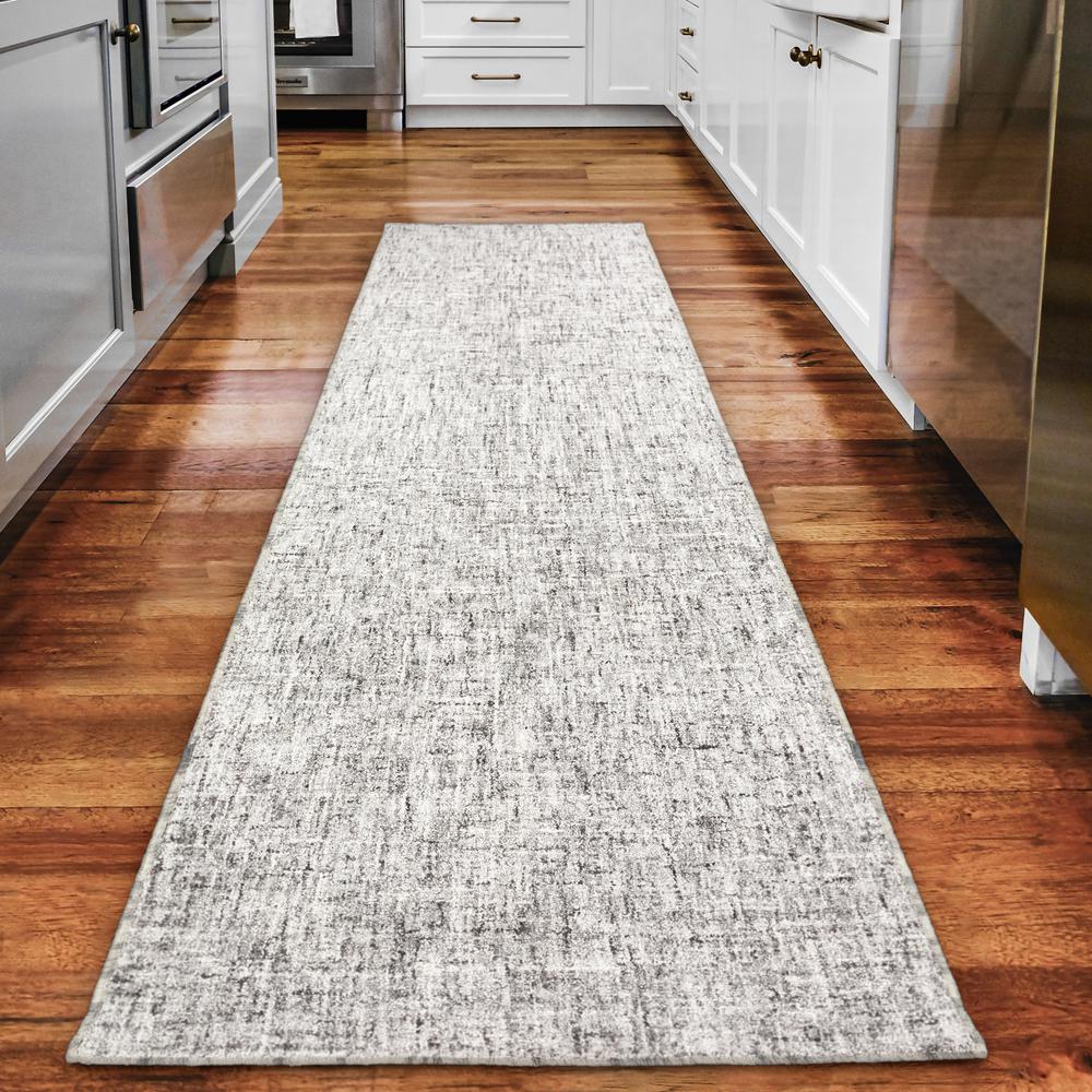 Mateo ME1 Marble 2'6" x 16' Runner Rug. Picture 2