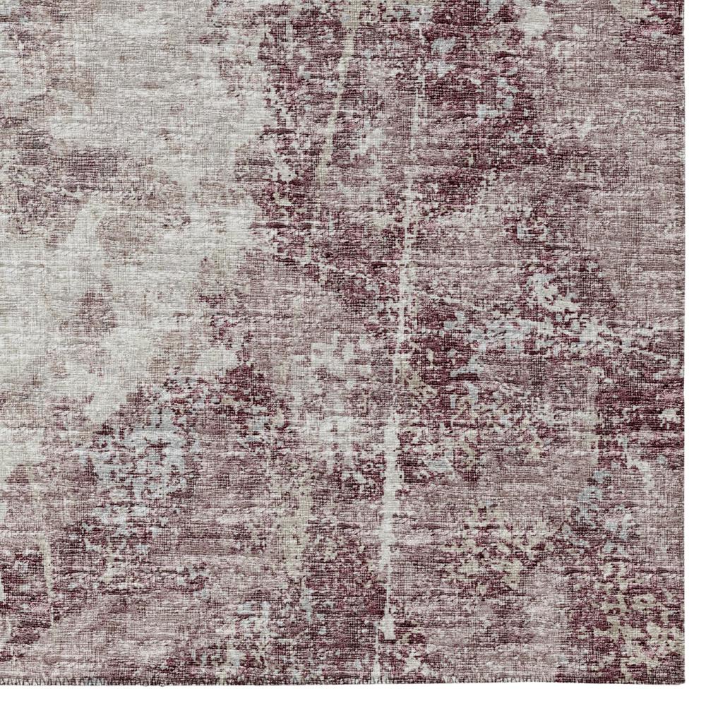 Indoor/Outdoor Accord AAC33 Plum Washable 3' x 5' Rug. Picture 3