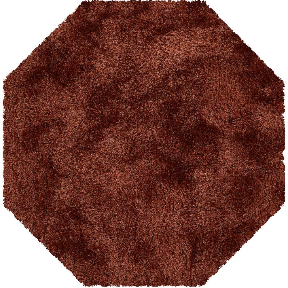 Impact IA100 Paprika 6' x 6' Octagon Rug. Picture 1