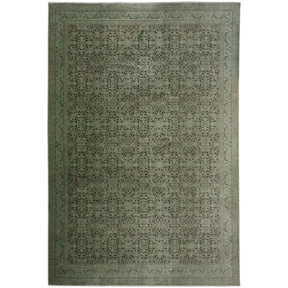 Vizcia VZ2 Green 3' x 5'1" Rug. Picture 1