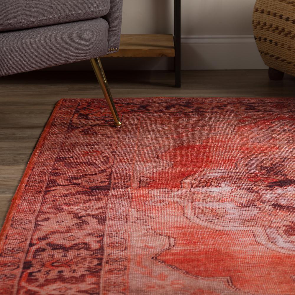Kensington AKE36PA3X5 Red, Area Rug. Picture 5