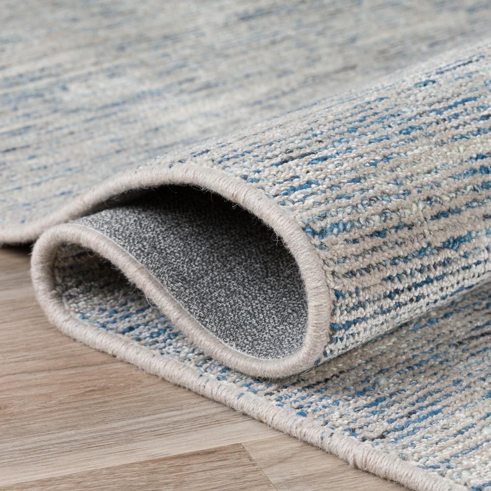 Addison Villager Active Solid Blue 5' x 7'6" Area Rug. Picture 5