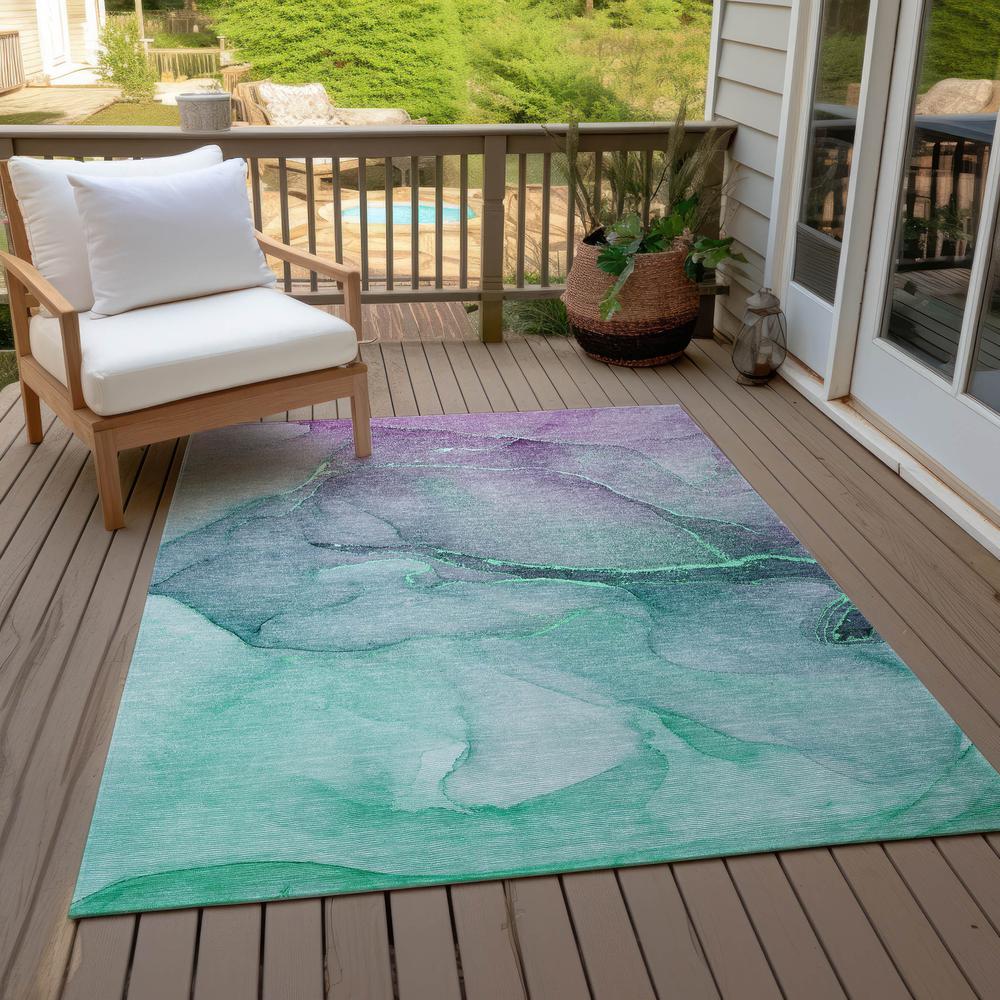 Chantille ACN508 Green 9' x 12' Rug. Picture 9