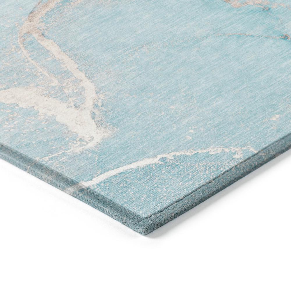 Chantille ACN510 Teal 5' x 7'6" Rug. Picture 3