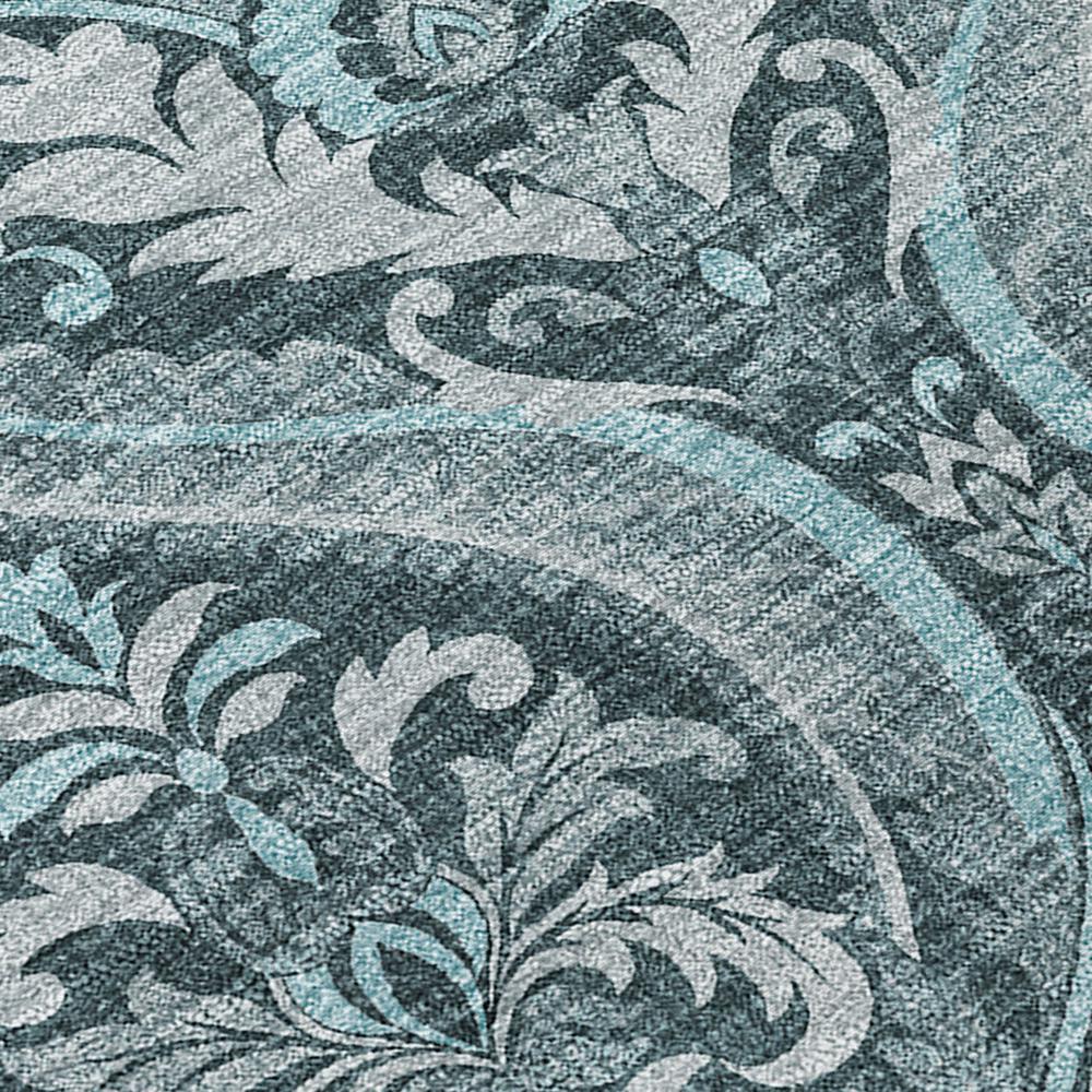 Chantille ACN572 Teal 5' x 7'6" Rug. Picture 5