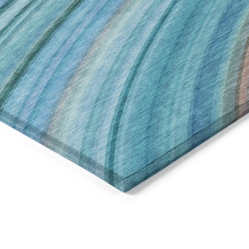 Chantille ACN585 Teal 5' x 7'6" Rug. Picture 3