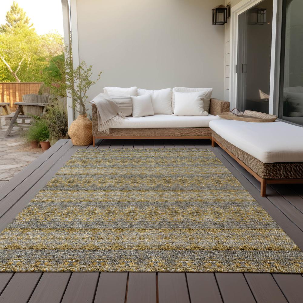 Chantille ACN615 Gold 5' x 7'6" Rug. Picture 8