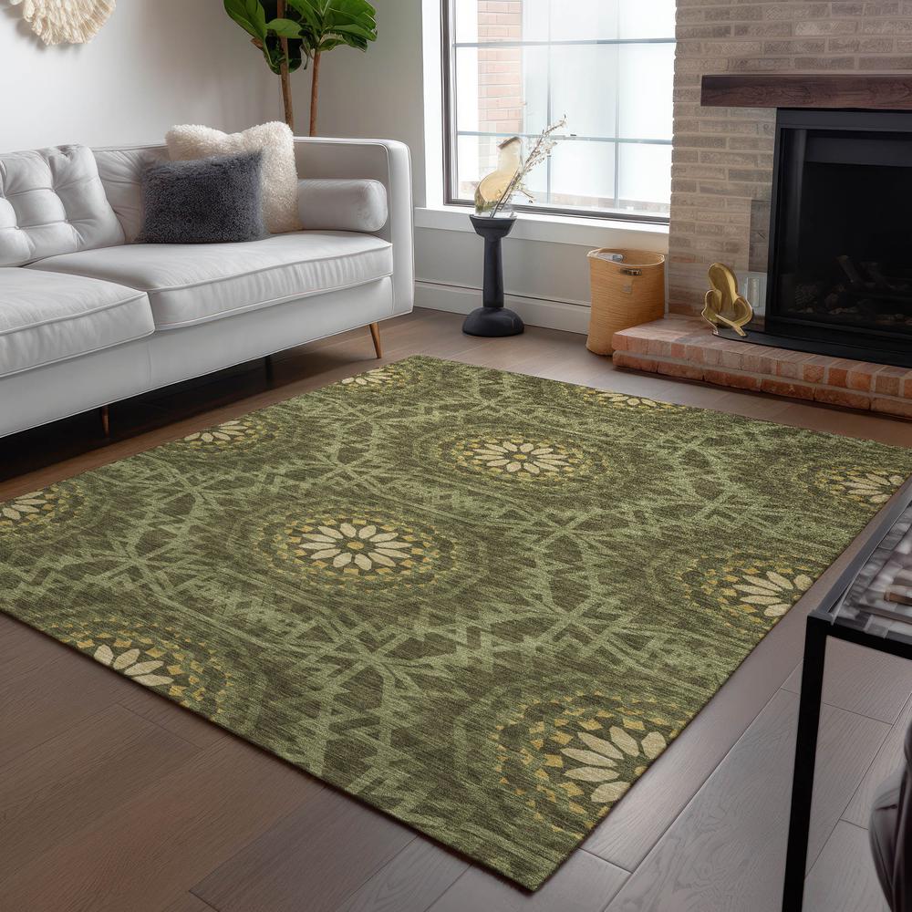 Chantille ACN619 Green 9' x 12' Rug. Picture 8