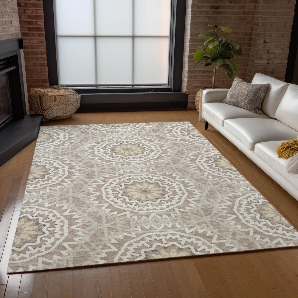 Chantille ACN619 Brown 9' x 12' Rug. Picture 8