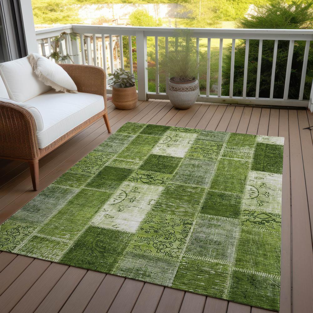 Chantille ACN631 Green 5' x 7'6" Rug. Picture 8