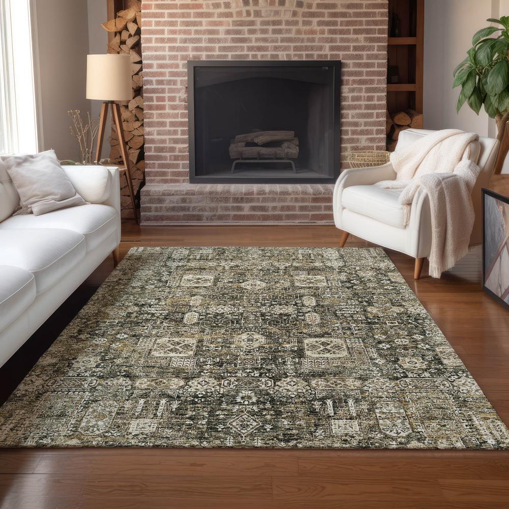 Chantille ACN637 Brown 9' x 12' Rug. Picture 7