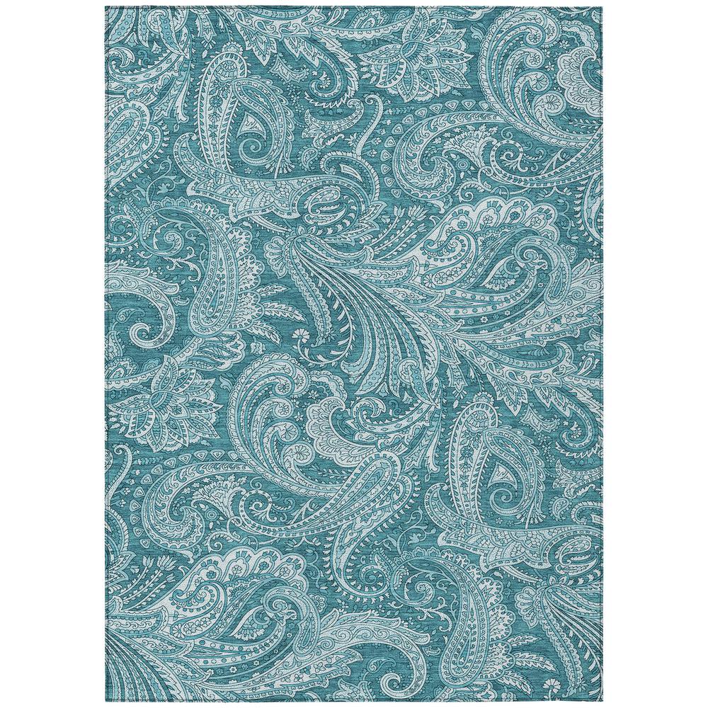 Chantille ACN654 Teal 9' x 12' Rug. Picture 1