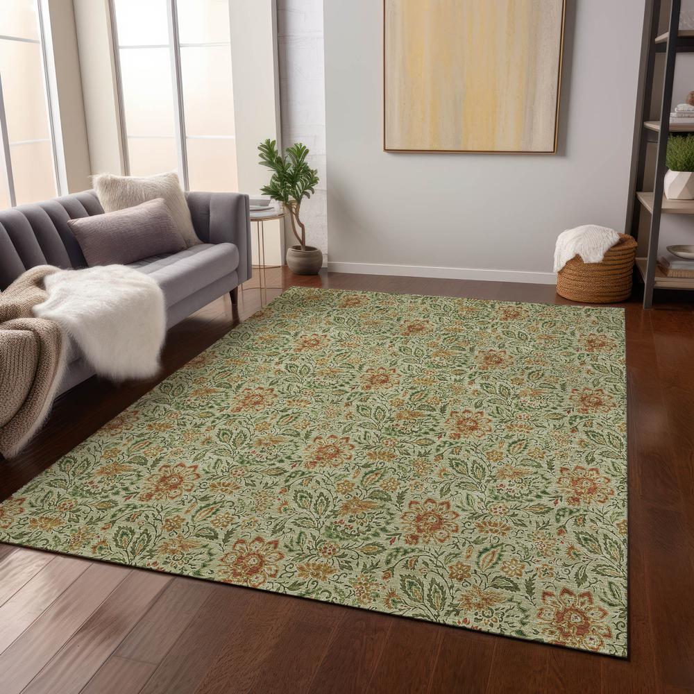 Chantille ACN660 Green 9' x 12' Rug. Picture 6