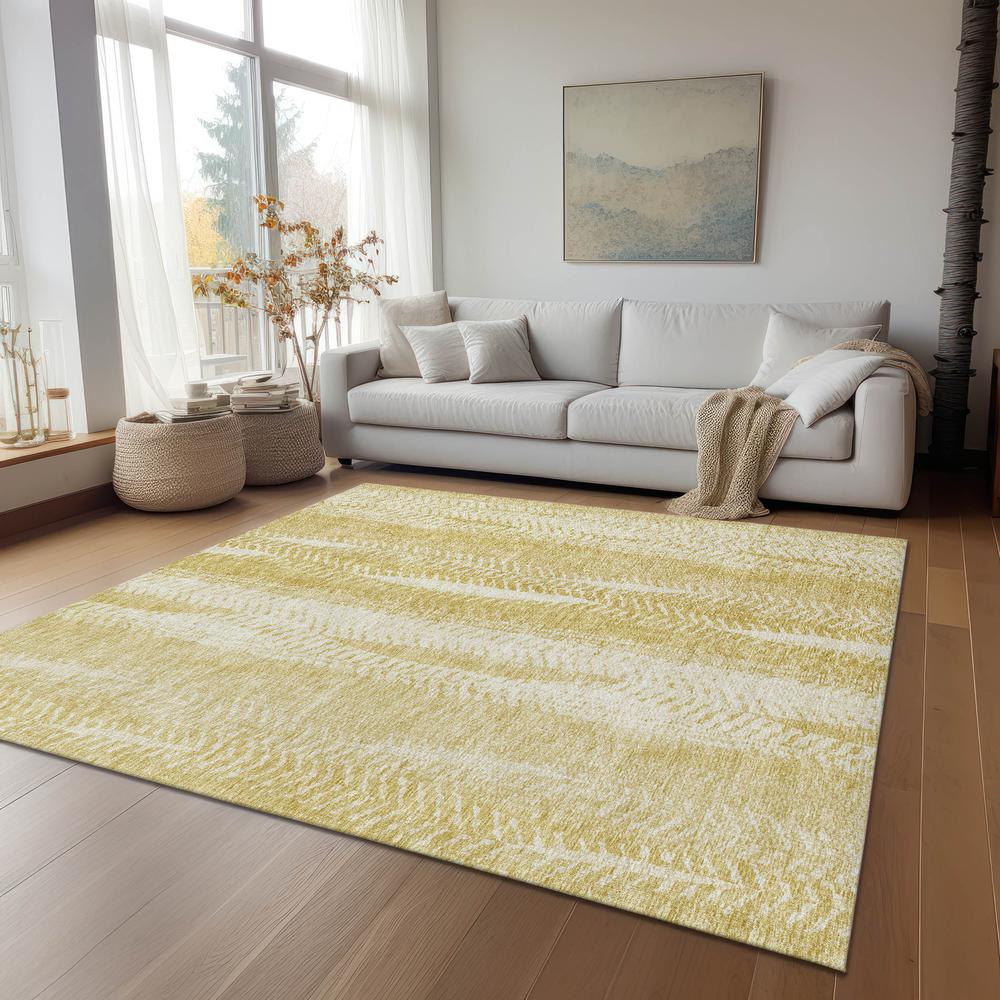 Chantille ACN694 Gold 9' x 12' Rug. Picture 7