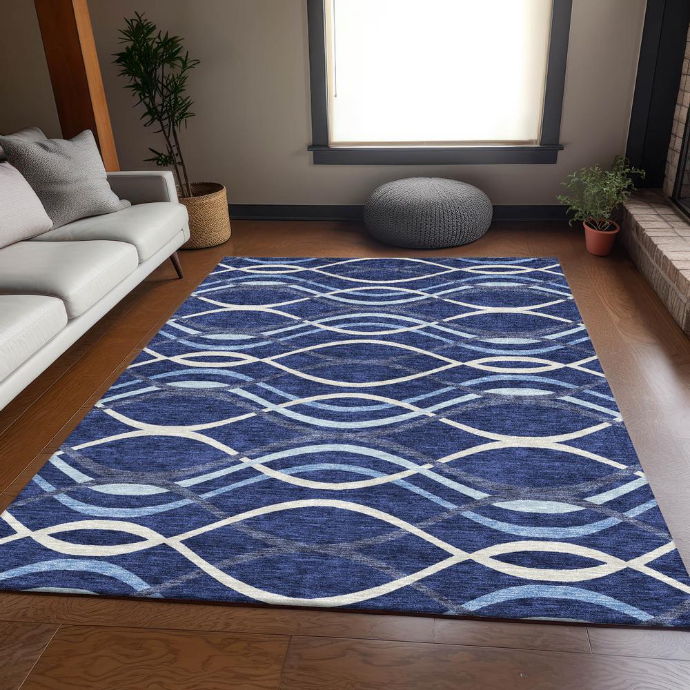 Chantille ACN757 Blue 9' x 12' Rug. Picture 5