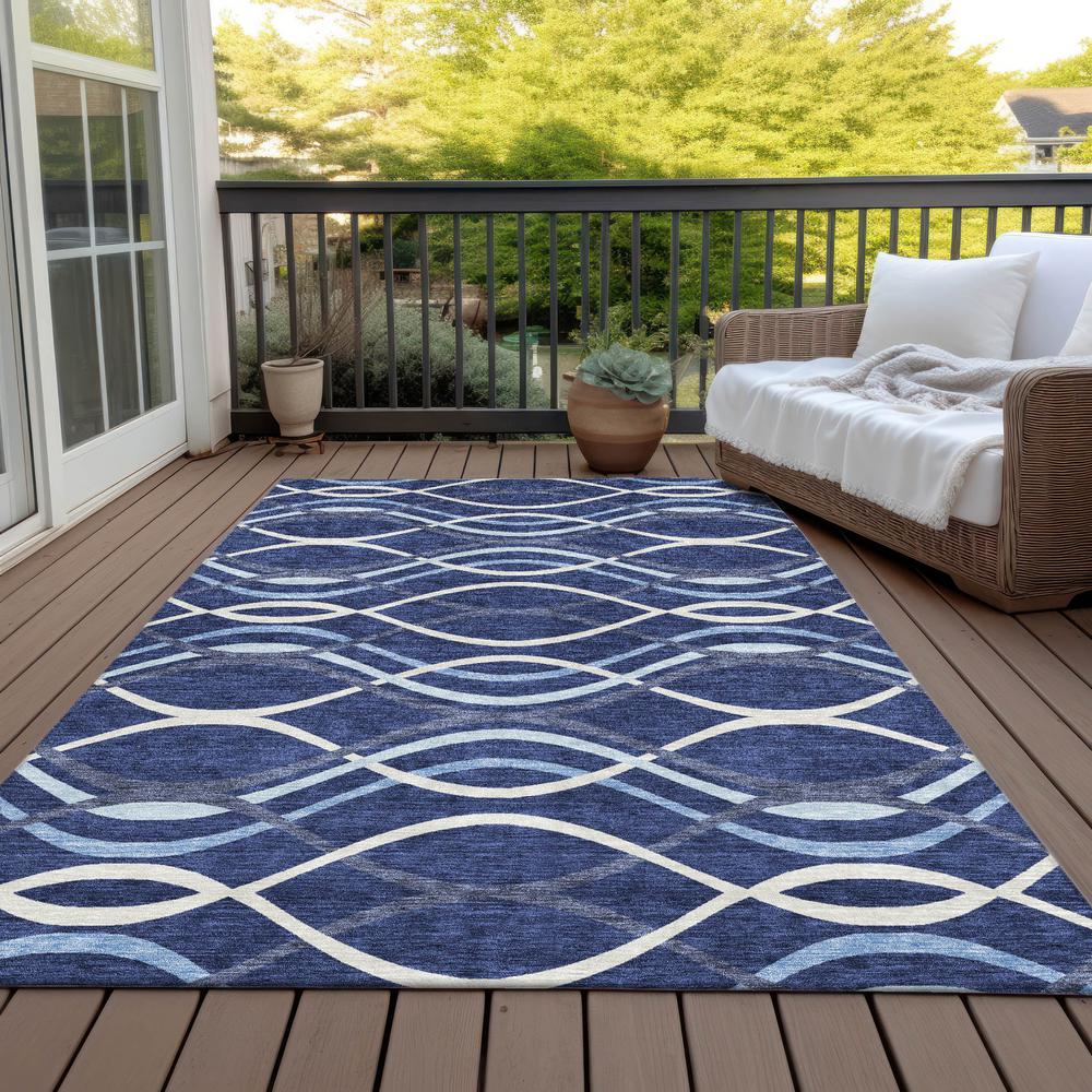 Chantille ACN757 Blue 9' x 12' Rug. Picture 7