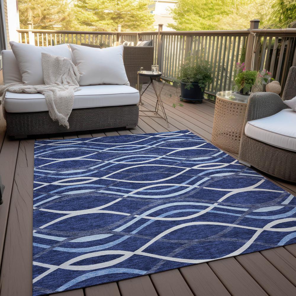 Chantille ACN757 Blue 9' x 12' Rug. Picture 8